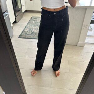H&M Black Wide Leg Jean